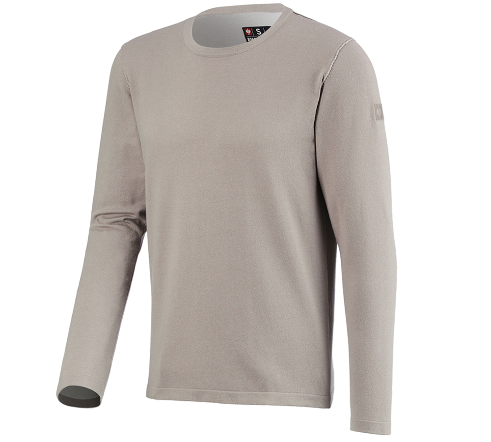 Maglie | Pullover | Camicie: Pullover in maglia e.s.iconic + grigio delfino