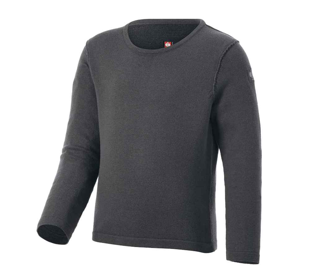 Maglie | Pullover | T-Shirt: Pullover in maglia e.s.iconic, bambino + grigio carbone