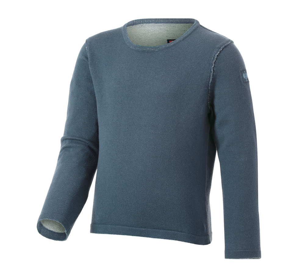 Maglie | Pullover | T-Shirt: Pullover in maglia e.s.iconic, bambino + blu ossido