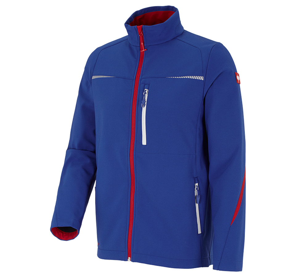 Giacche: Giacca Softshell e.s.motion 2020 + blu reale/rosso fuoco