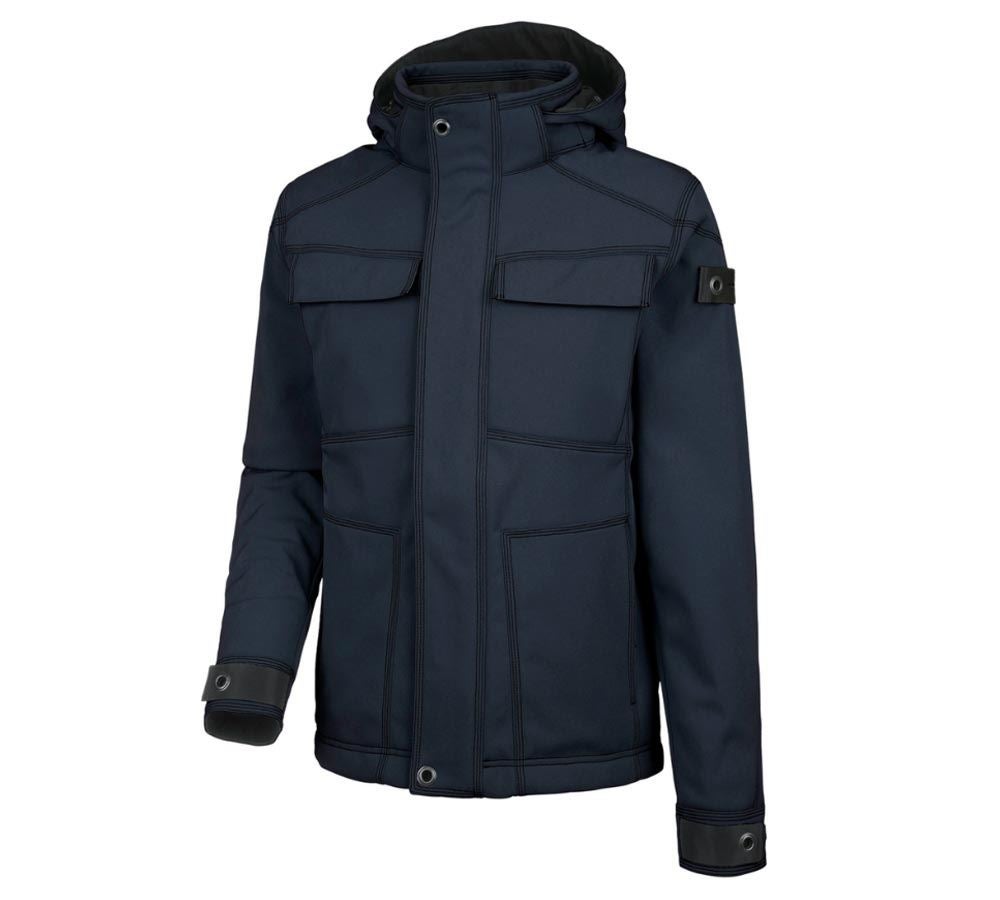 Giacche: Giacca Softshell invernale e.s.roughtough + blu notte