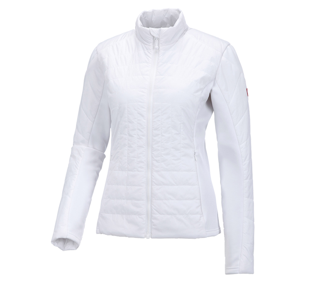 Giacche da lavoro: e.s. giacca trapuntata funz. thermo stretch, donna + bianco