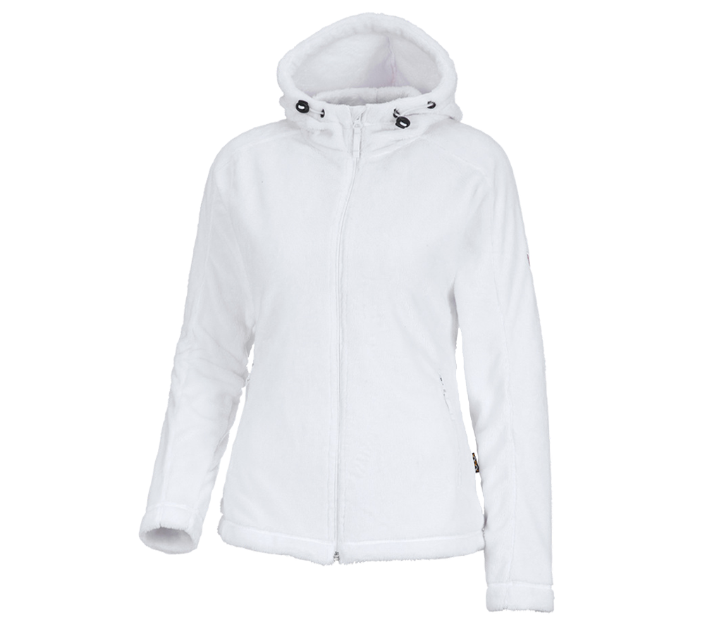 Temi: e.s. giacca con zip Highloft, donna + bianco