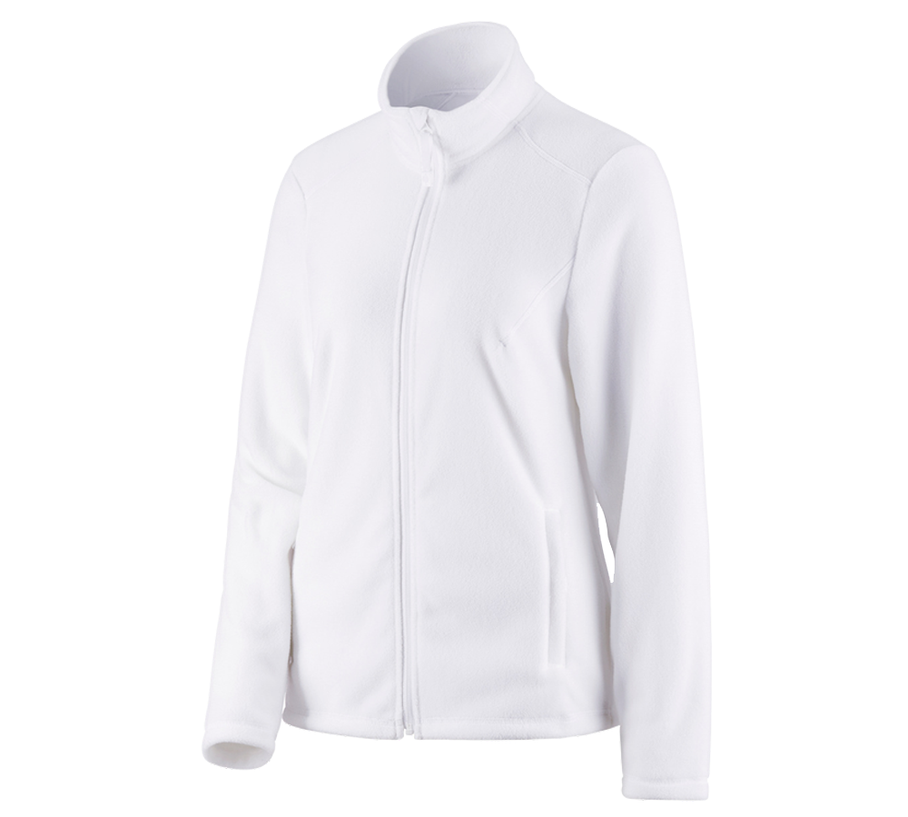 Giacche da lavoro: e.s. giacca in pile CI, donna + bianco