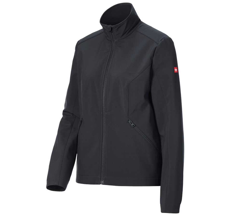 Giacche da lavoro: Giacca Softshell e.s.trail pure, donna + nero