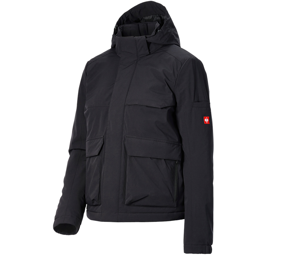 Bekleidung: Winterjacke e.s.trail pure, Damen + schwarz