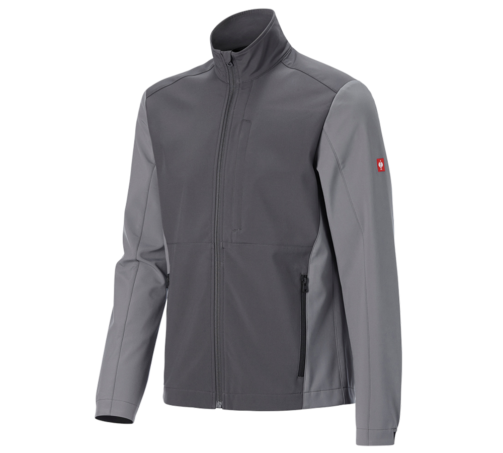 Giacche: Giacca Softshell e.s.trail pure + grigio carbone/grigio basalto