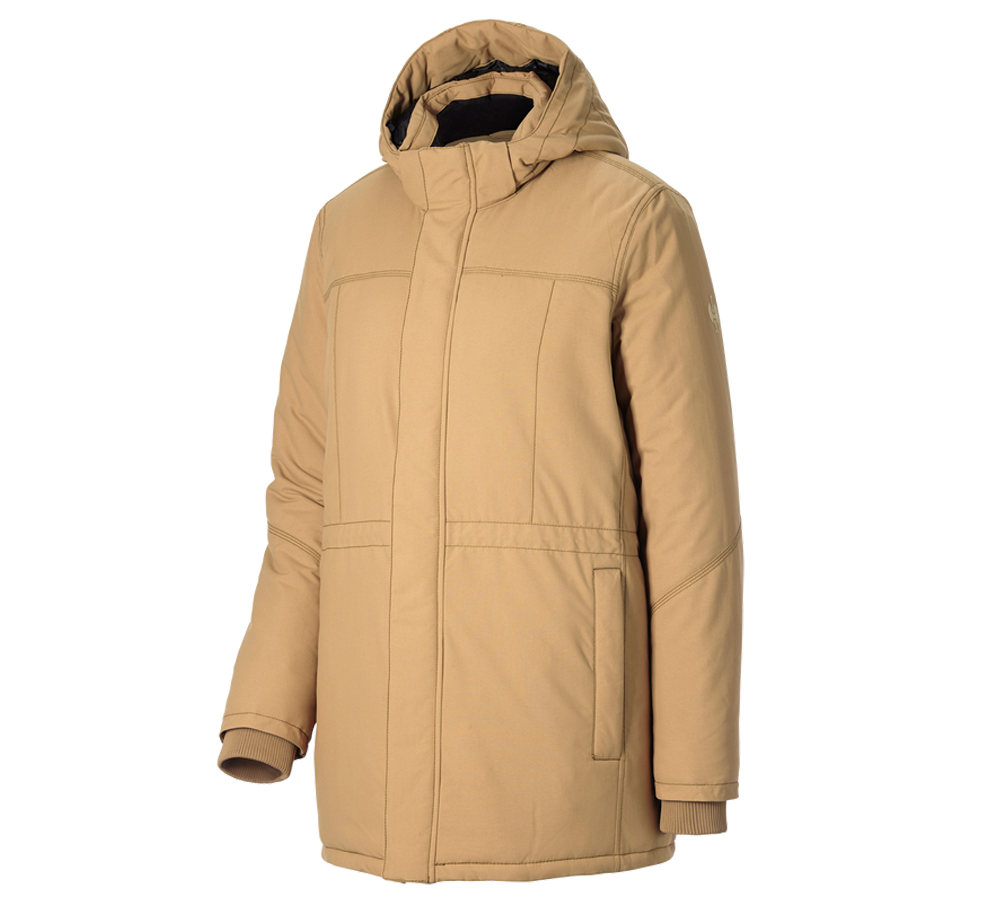 Giacche da lavoro: Parka e.s.iconic, donna + marrone mandorla