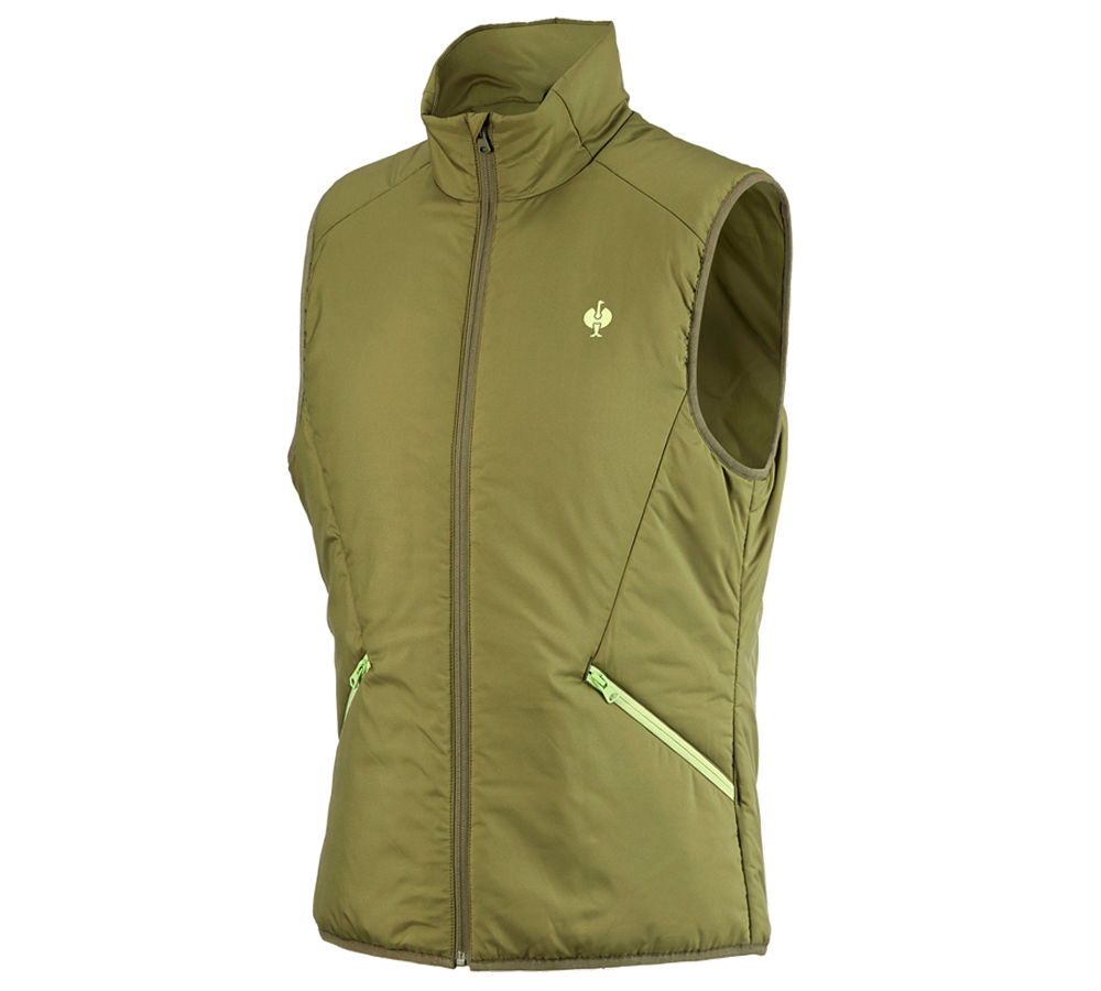 Temi: Gilet e.s.trail + verde ginepro/verde lime