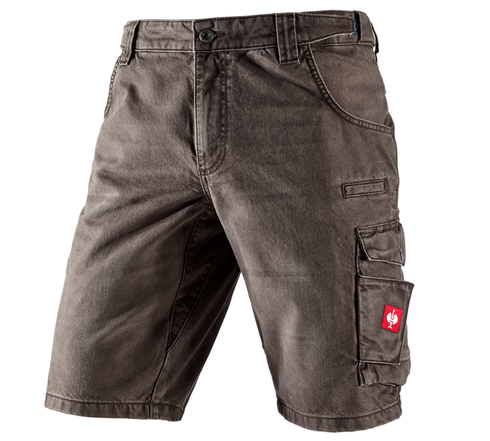 Pantaloni: e.s. Worker-Jeans-Short + castagna