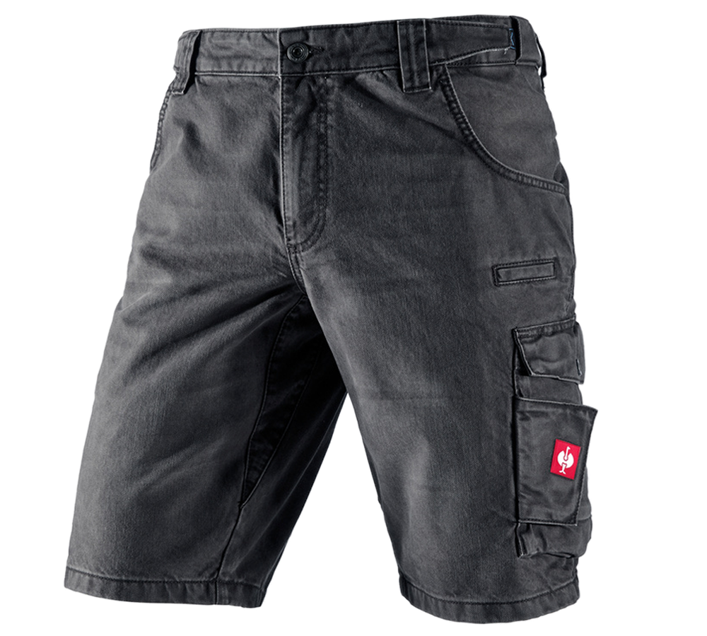 Pantaloni: e.s. Worker-Jeans-Short + grafite
