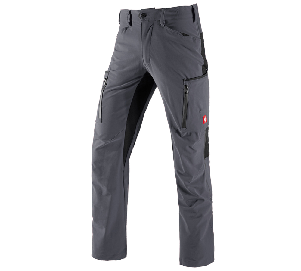 Pantaloni: Pantaloni cargo e.s.vision stretch, uomo + grigio/nero