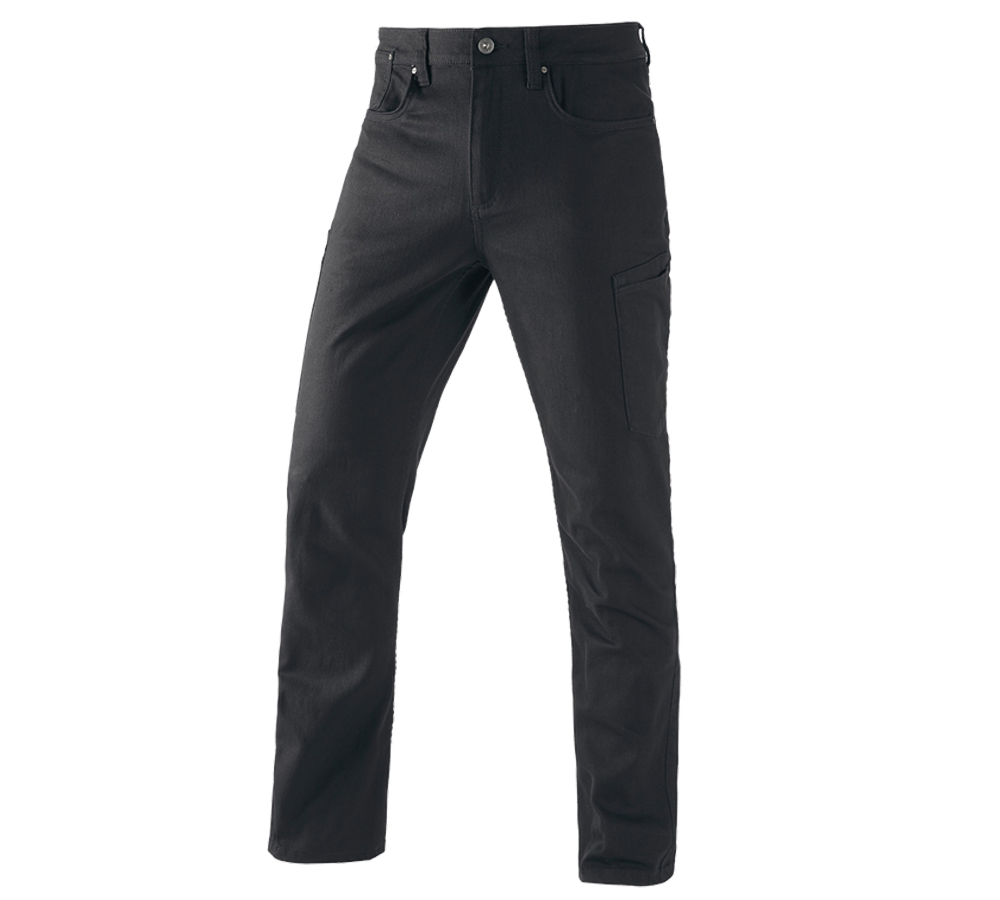 Temi: e.s. 7-Pocket-Jeans + nero