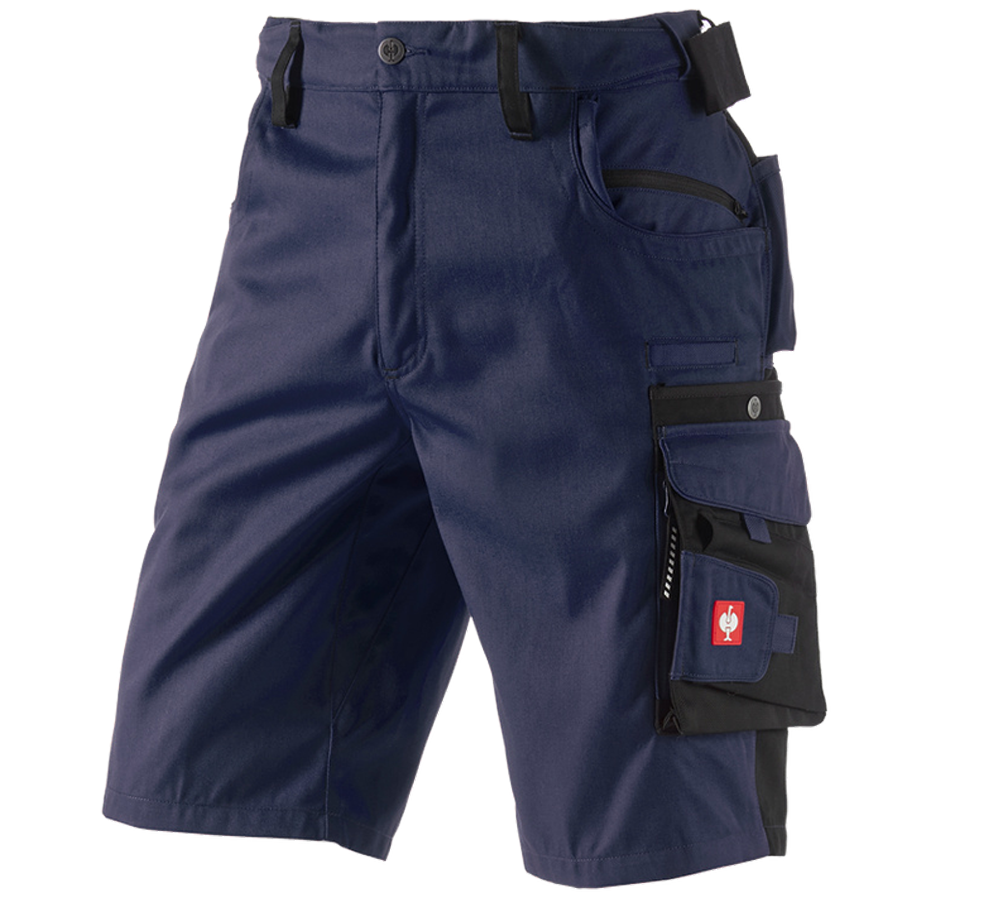 Pantaloni: Short e.s.motion + blu scuro/nero