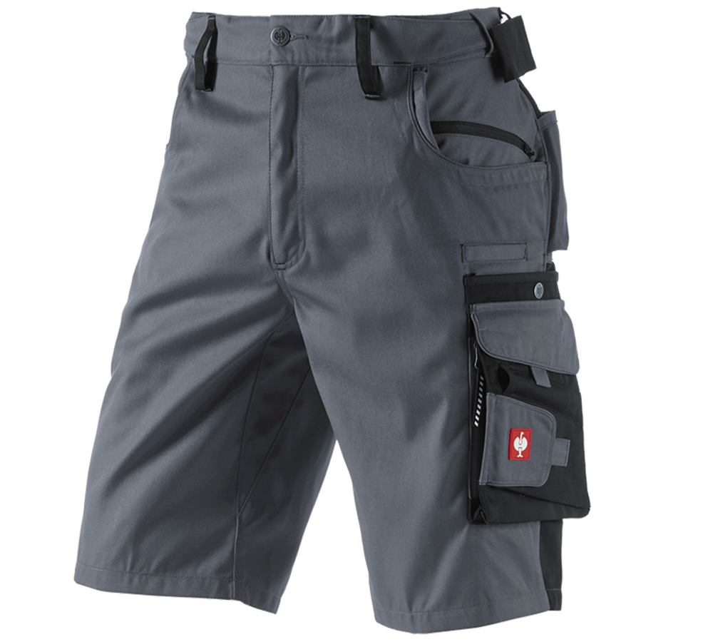 Pantaloni: Short e.s.motion + grigio/nero