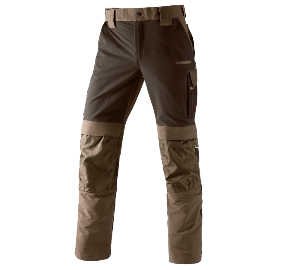 Pantaloni: Pantaloni funzionali e.s.dynashield + nocciola/castagna