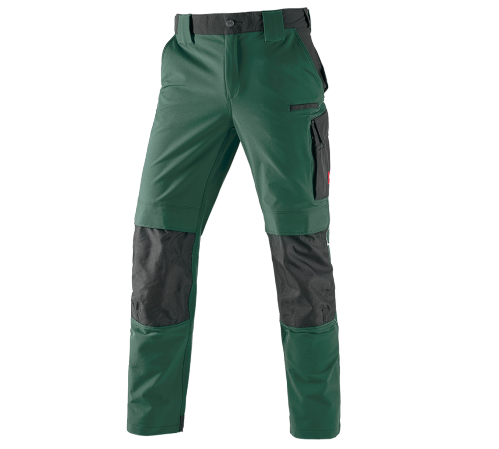 Installatori / Idraulici: Pantaloni funzionali e.s.dynashield + verde/nero
