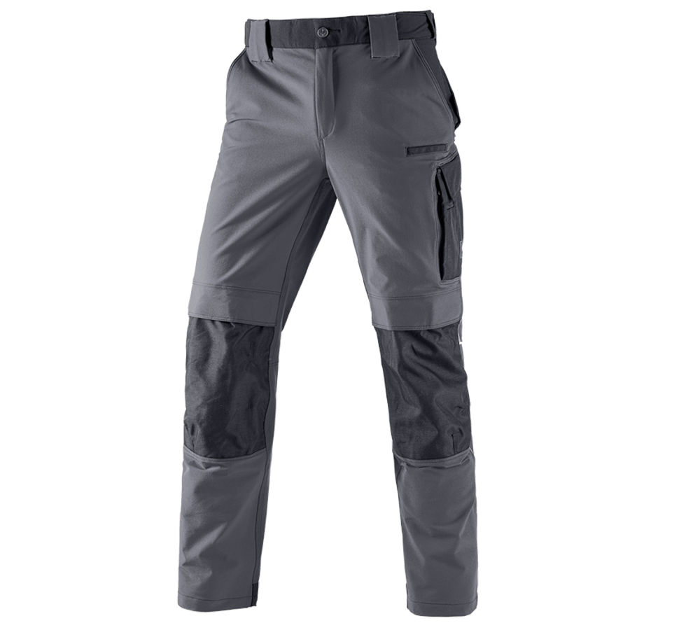 Pantaloni: Pantaloni funzionali e.s.dynashield + cemento/nero
