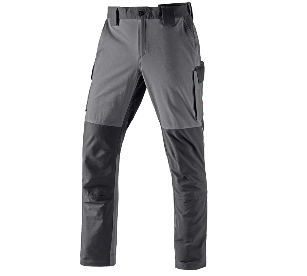 Pantaloni: Pantaloni cargo funzionali e.s.dynashield + cemento/grafite