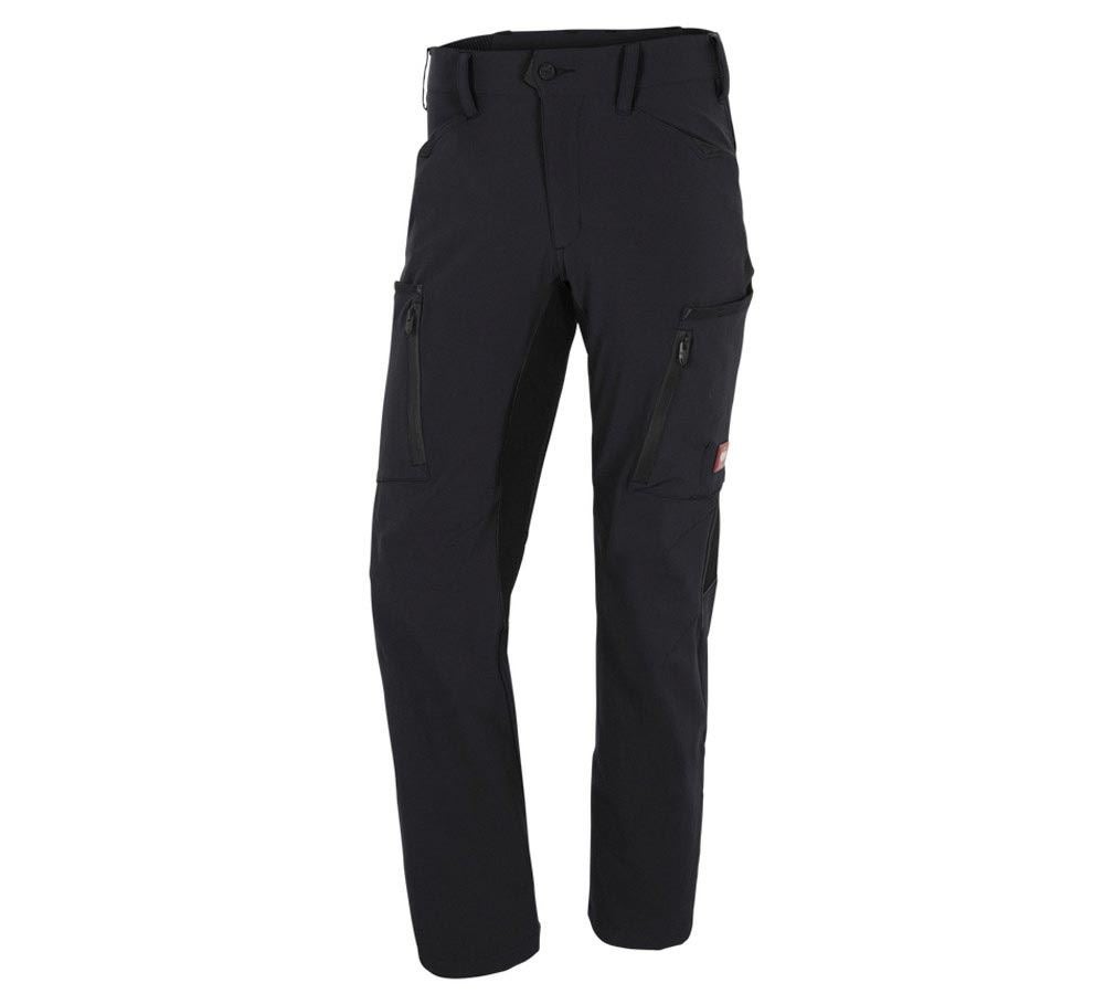 Pantaloni: Pantaloni cargo invernali e.s.vision stretch, uomo + nero