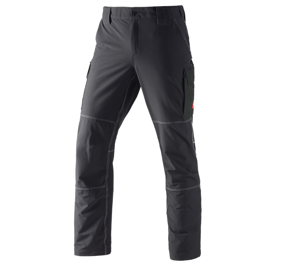 Pantaloni: Pantaloni cargo funz. invernali e.s.dynashield + nero