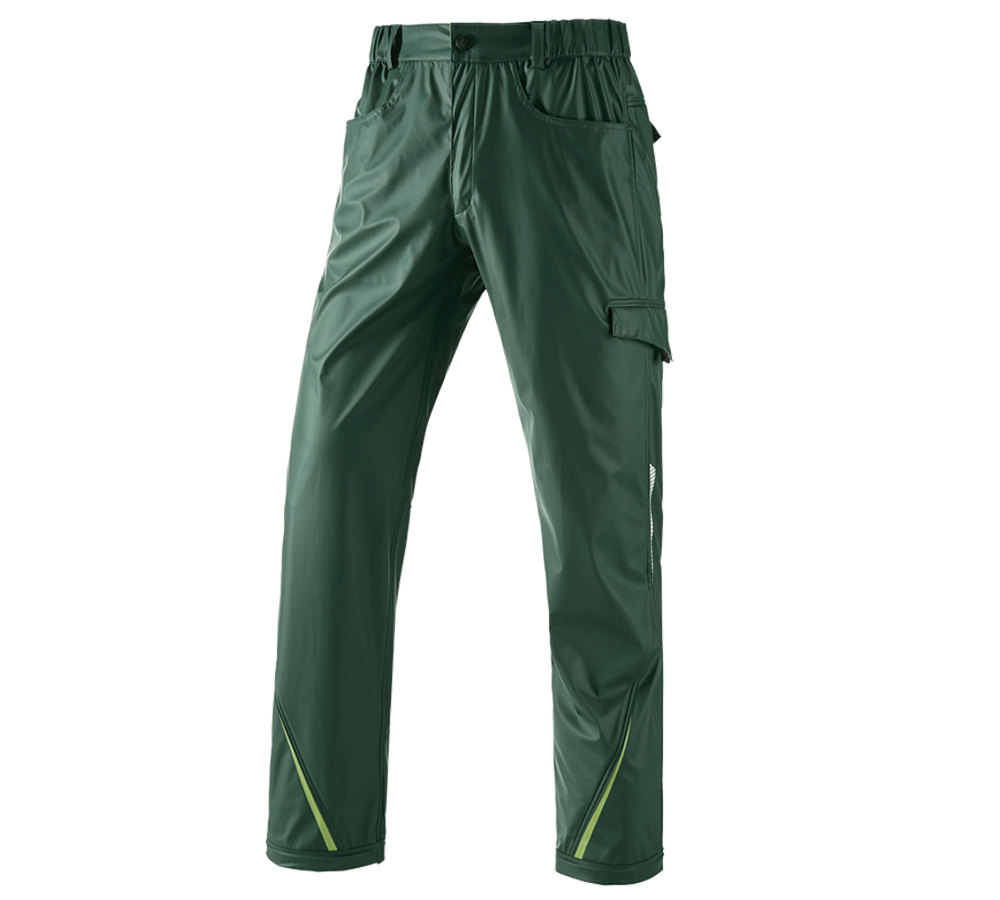 Pantaloni: Pantaloni antipioggia e.s.motion 2020 superflex + verde/verde mare