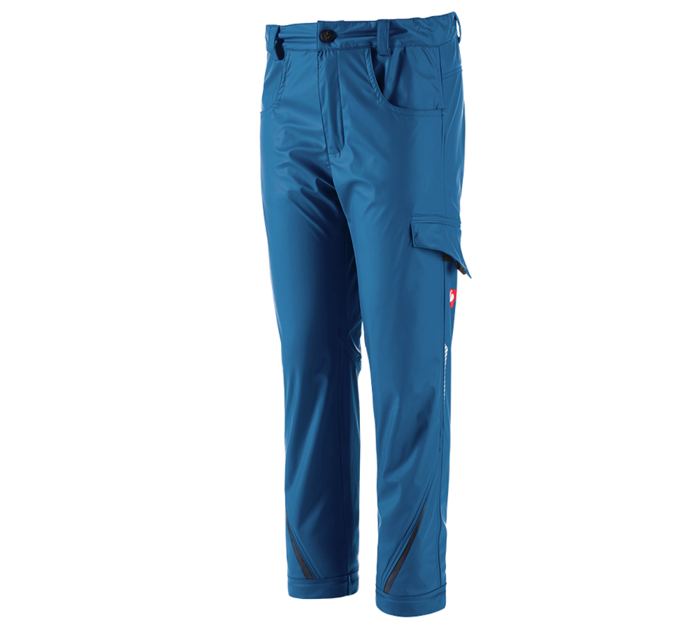 Pantaloni: Pant.antipioggia e.s.motion 2020 superflex,bambino + atollo/blu scuro