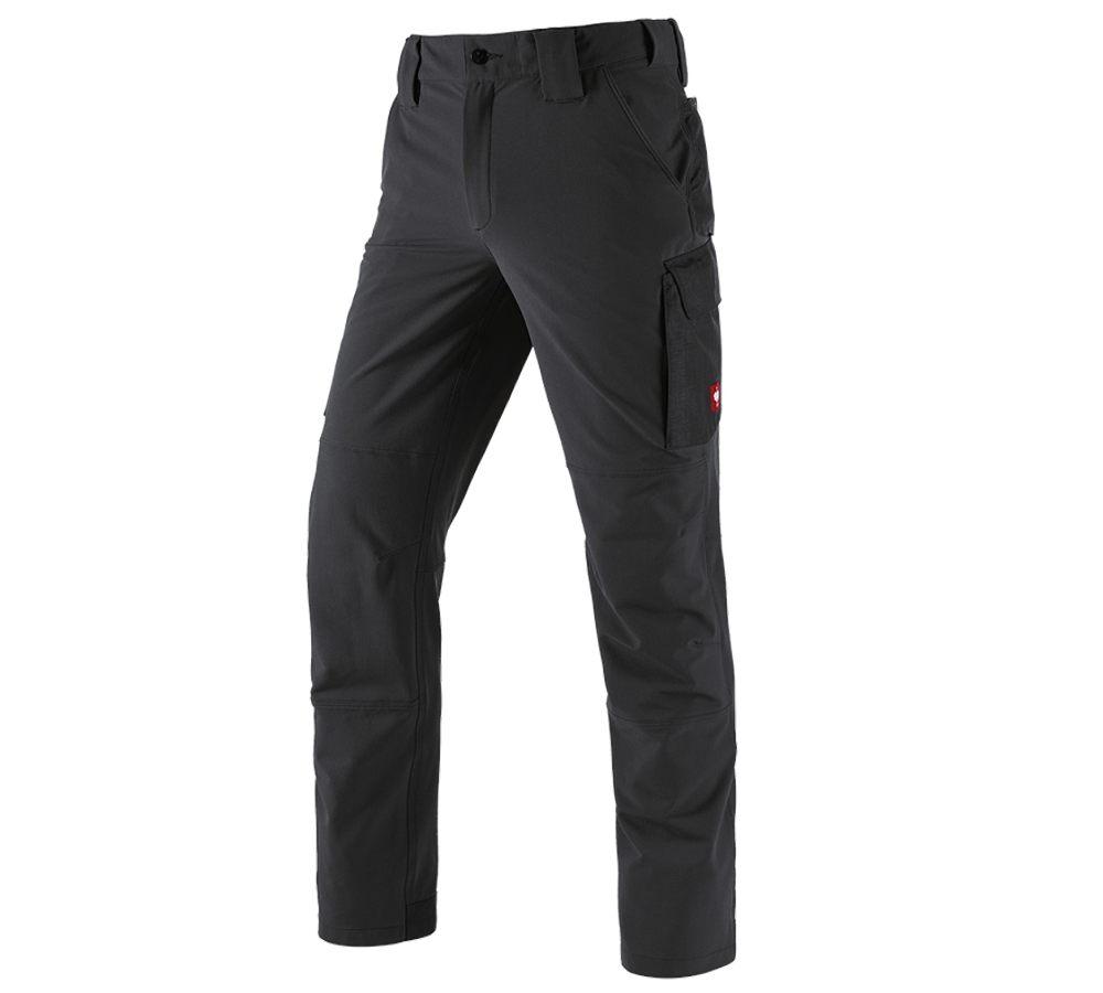 Temi: Pantaloni cargo funzionali e.s.dynashield solid + nero
