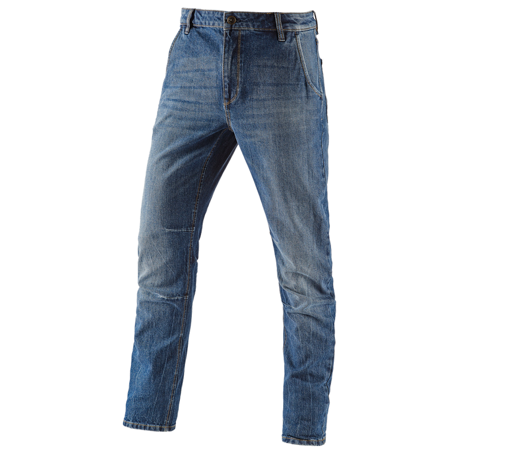 Pantaloni: e.s. 5-Pocket-Jeans POWERdenim + stonewashed