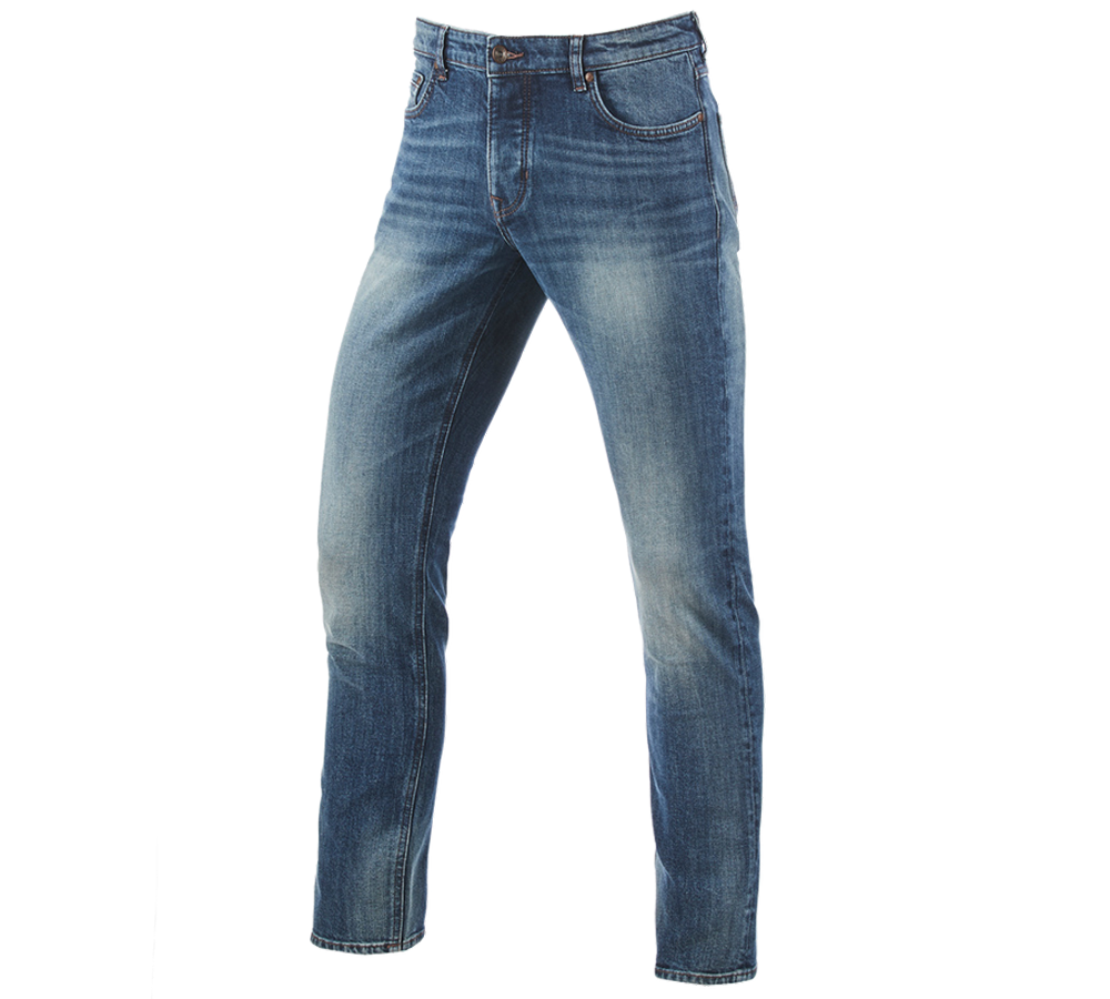 Temi: e.s. 5-Pocket-Stretch-Jeans, slim + mediumwashed