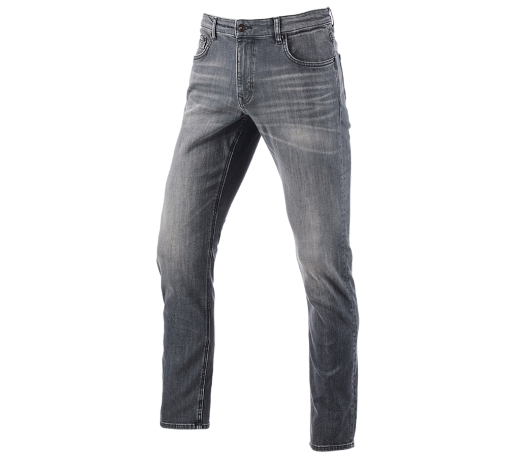 Pantaloni: e.s. 5-Pocket-Stretch-Jeans, straight + graphitewashed
