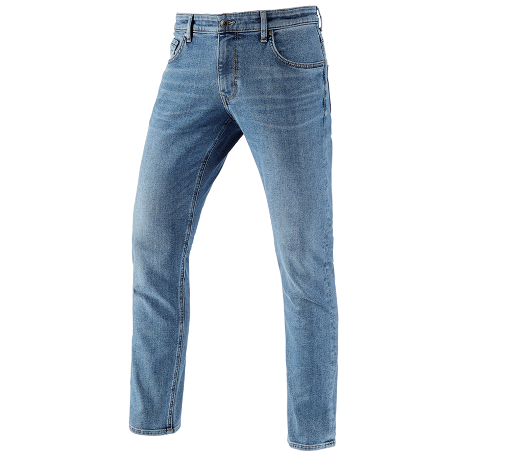 Pantaloni: e.s. 5-Pocket-Stretch-Jeans invernali + stonewashed