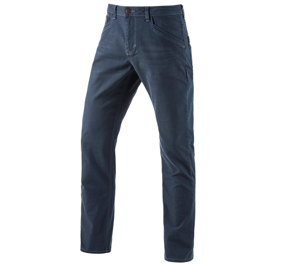 Temi: Pantaloni 5-Pocket e.s.vintage + blu artico