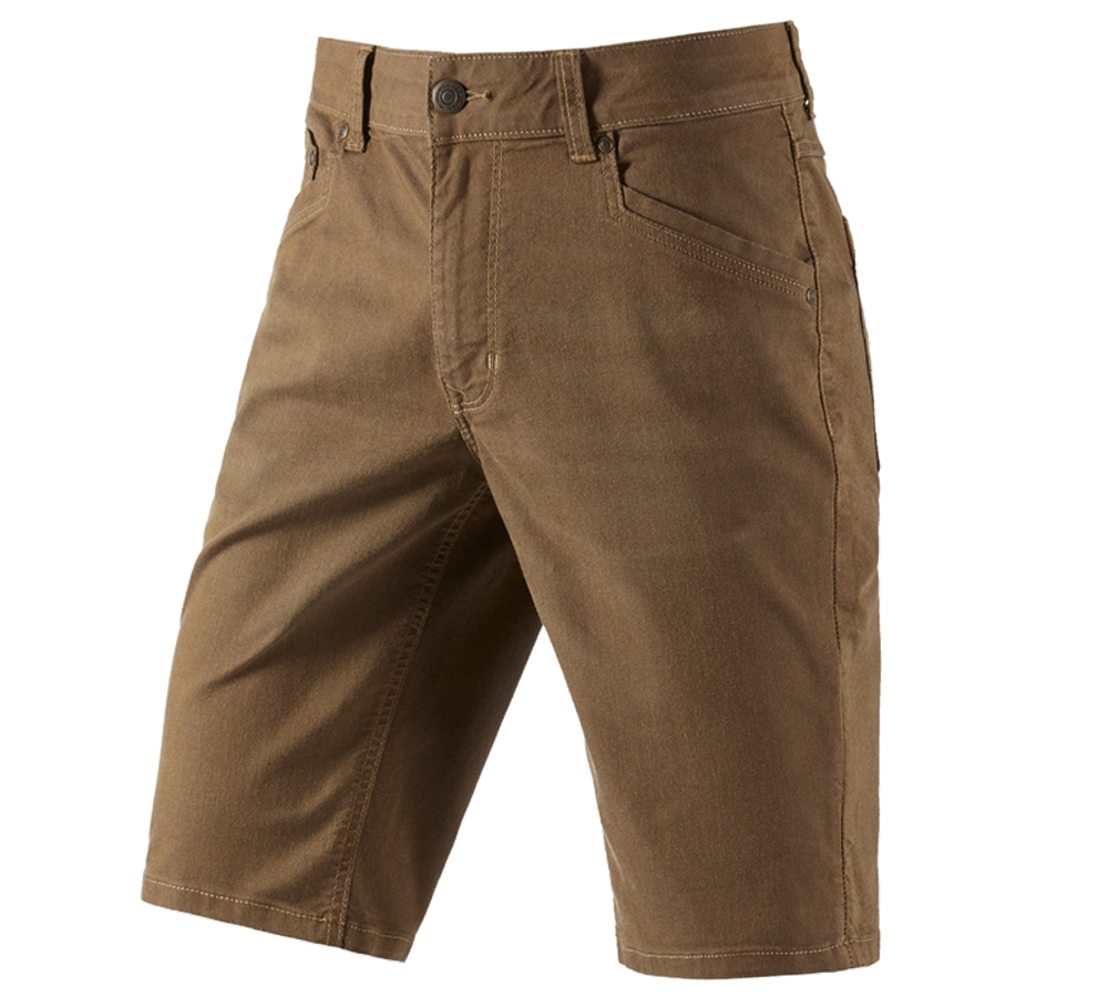 Pantaloni: 5-Pocket-Short e.s.vintage + seppia