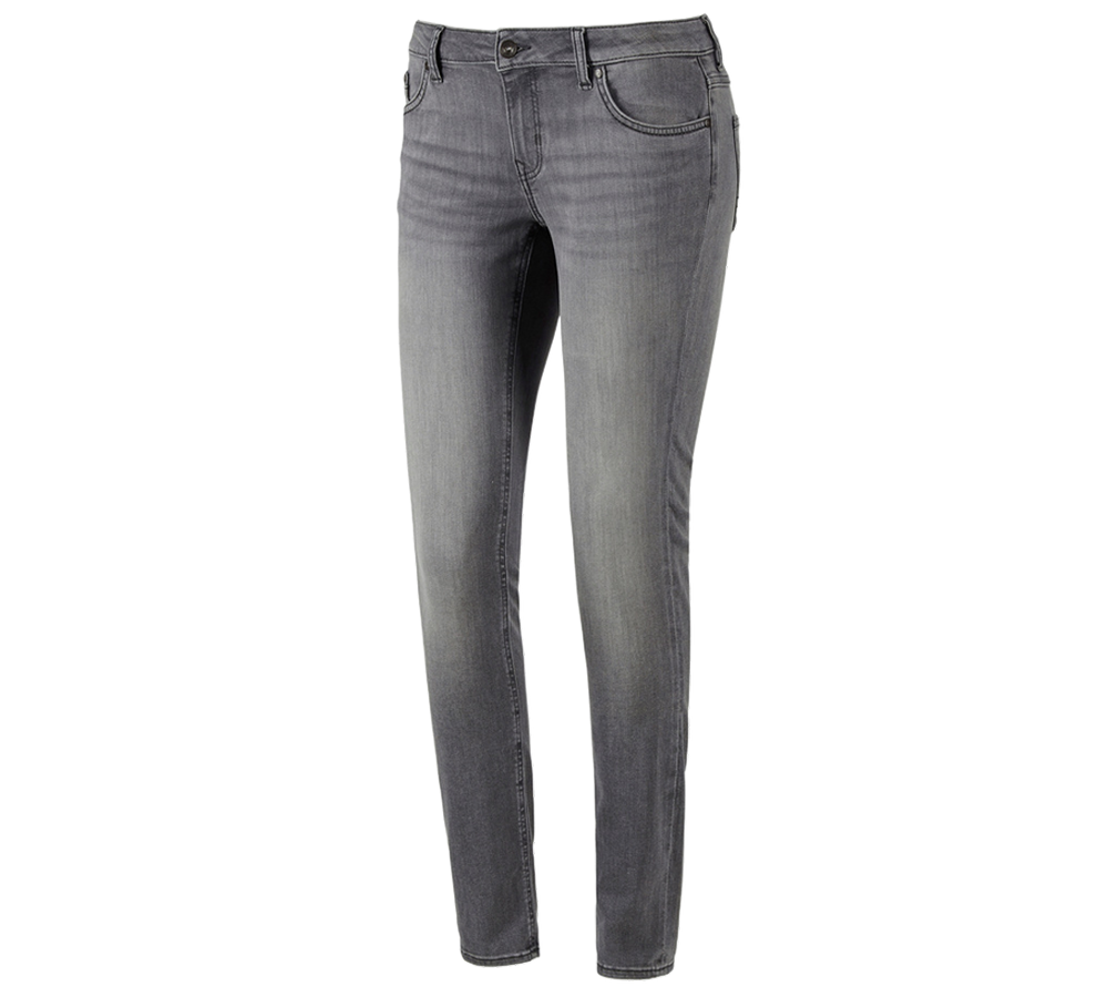 Pantaloni da lavoro: e.s. 5-Pocket-Stretch-Jeans, donna + graphitewashed