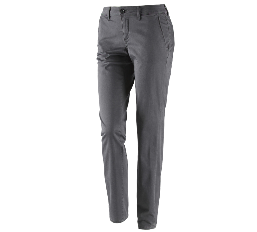Pantaloni da lavoro: e.s. pantaloni da lavoro donna 5-Pocket Chino + antracite 
