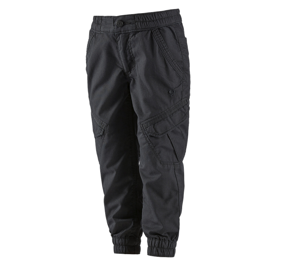 Pantaloni da lavoro: Pantaloni cargo e.s. ventura vintage, bambino + nero