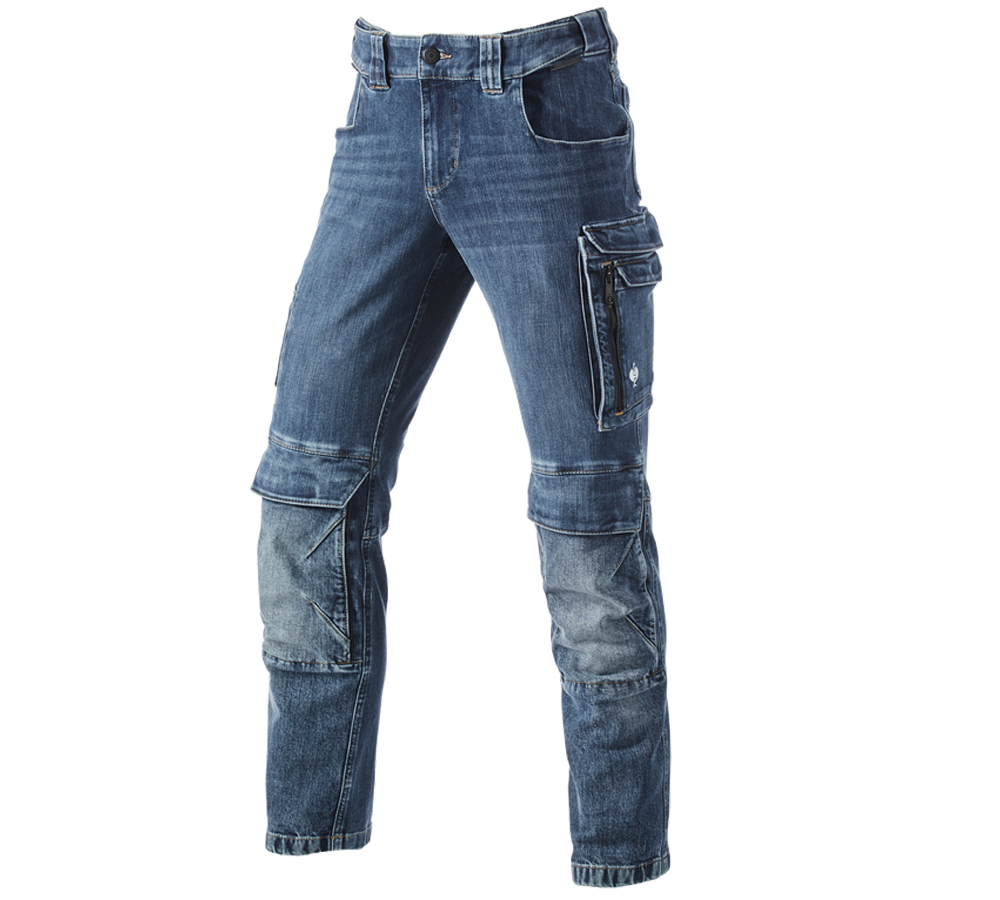 Pantaloni: Cargo Worker-Jeans e.s.concrete + stonewashed