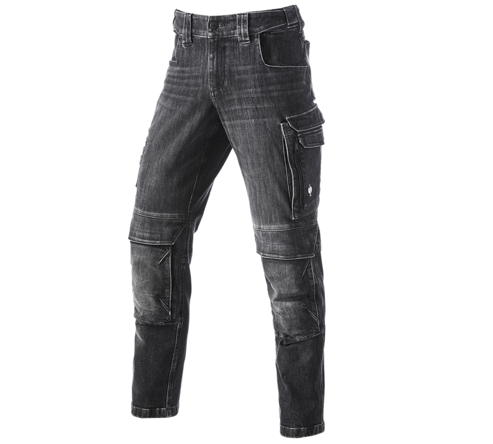 Pantaloni: Cargo Worker-Jeans e.s.concrete + blackwashed