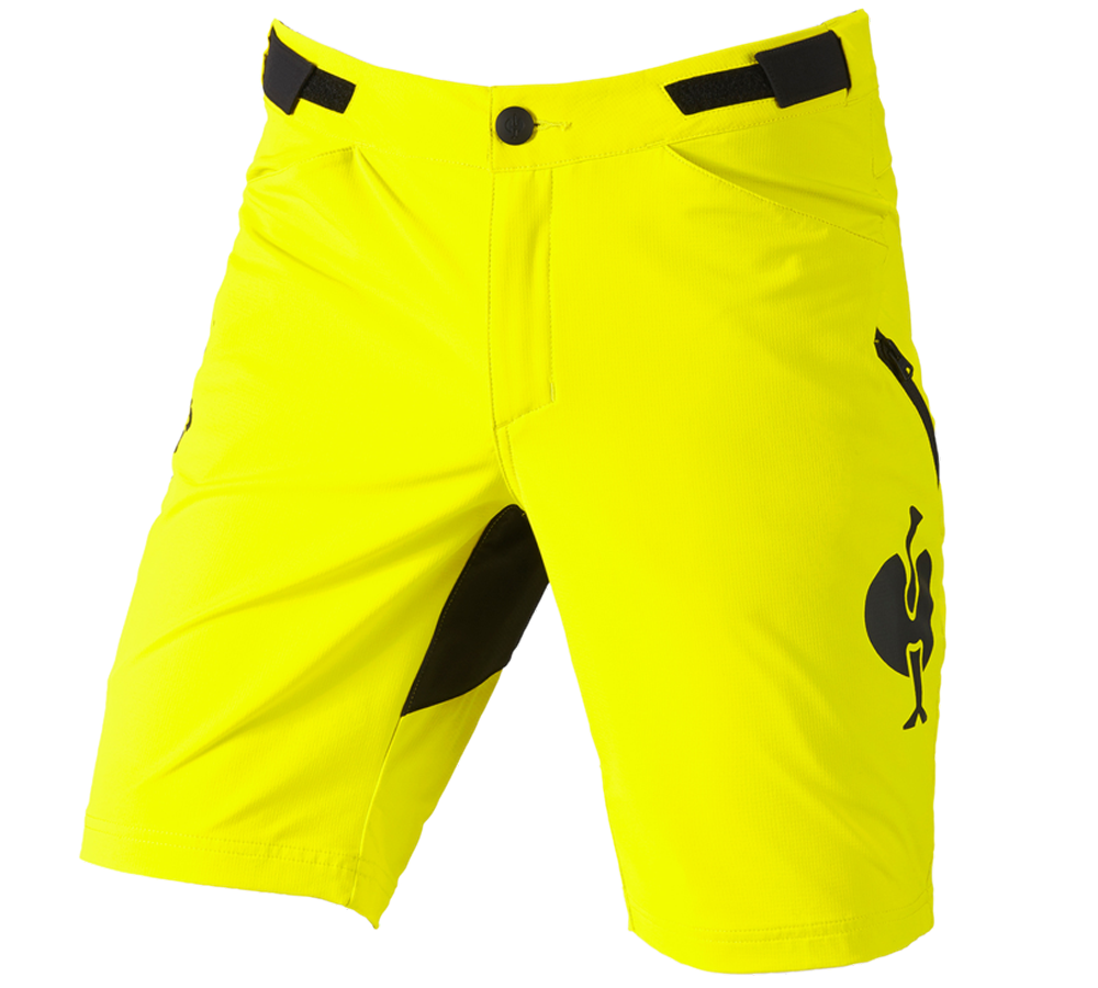 Pantaloni: Short funzionali e.s.trail + giallo acido/nero