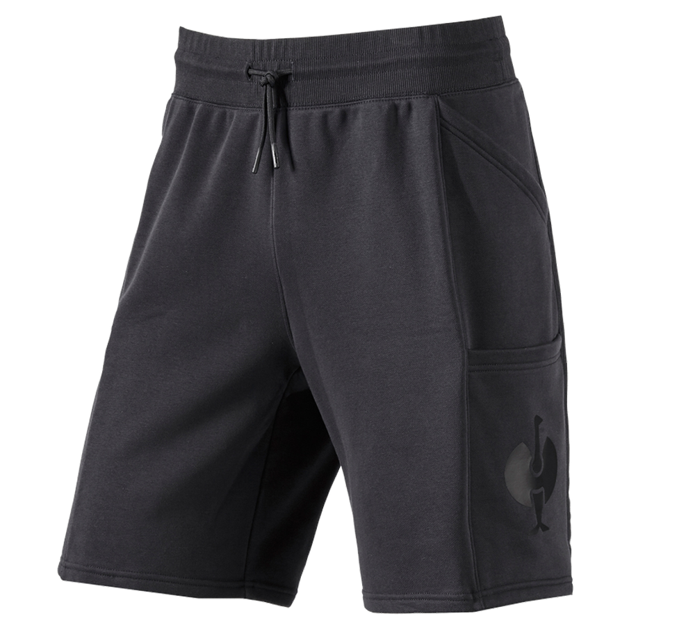 Pantaloni: Sweat short e.s.trail + nero