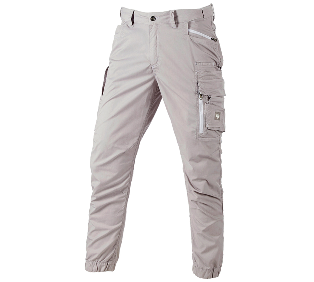 Pantaloni: Pantaloni cargo e.s.motion ten, estivi + grigio opale