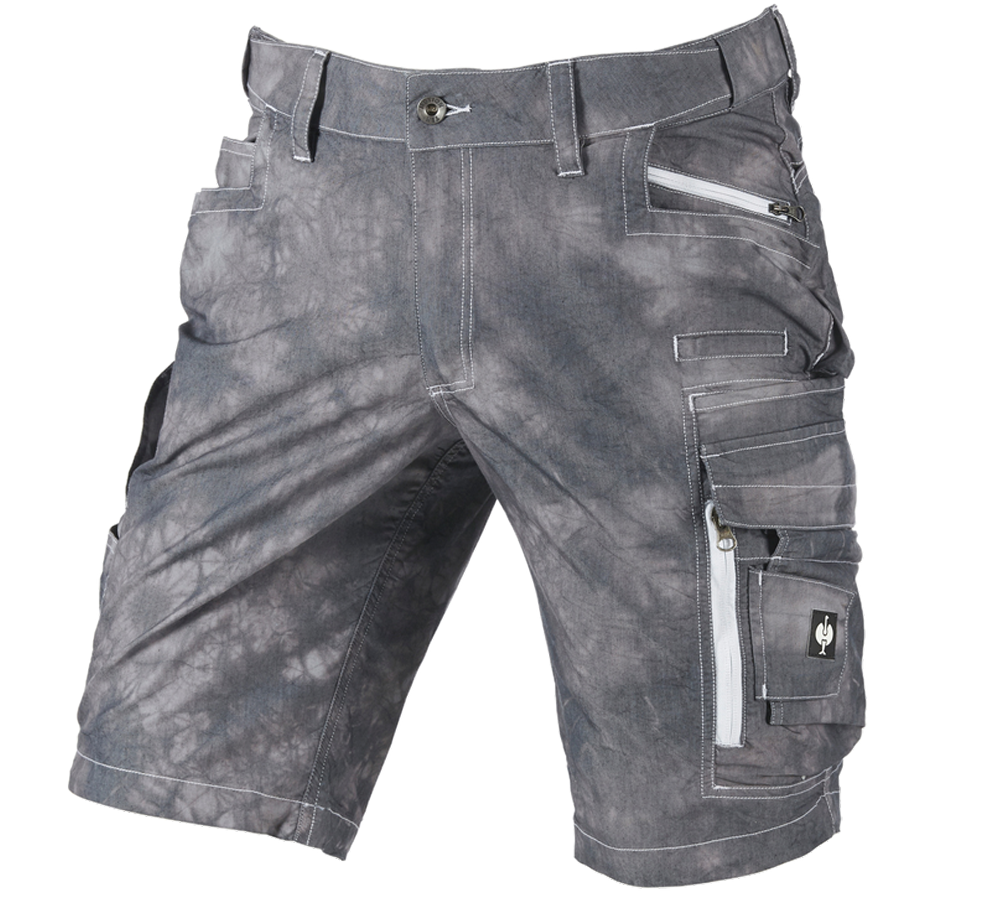 Pantaloni: Pantaloncini cargo e.s.motion ten estivi + nero ossido vintage