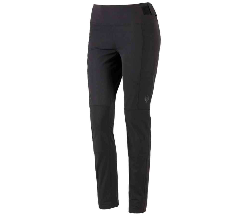 Pantaloni da lavoro: Leggings funzionali invernali e.s.trail, donna + nero