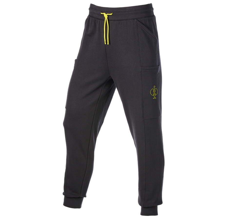 Temi: Sweat Pants light e.s.trail + nero/giallo acido