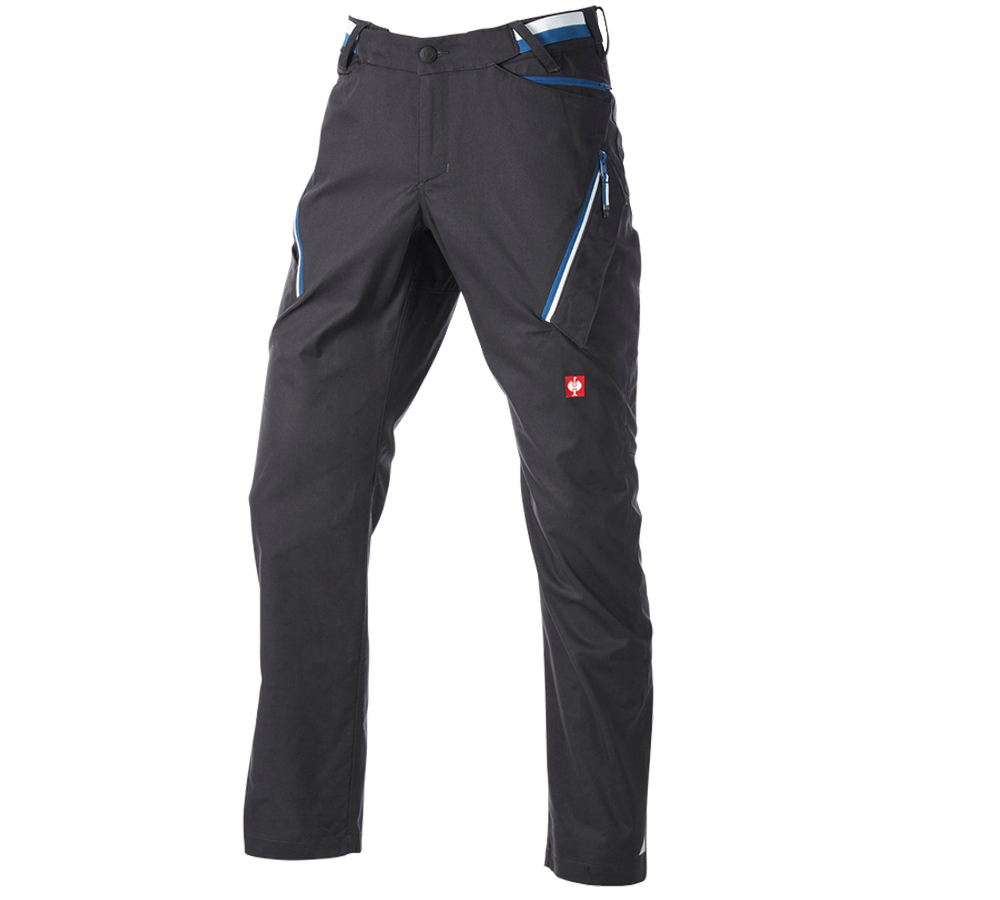 Pantaloni: Pantaloni multipocket e.s.ambition + grafite/blu genziana