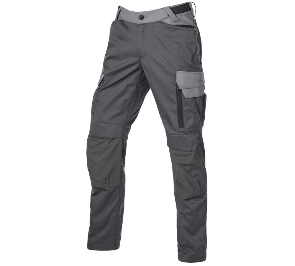 Temi: Pantaloni e.s.trail pure + grigio carbone/grigio basalto