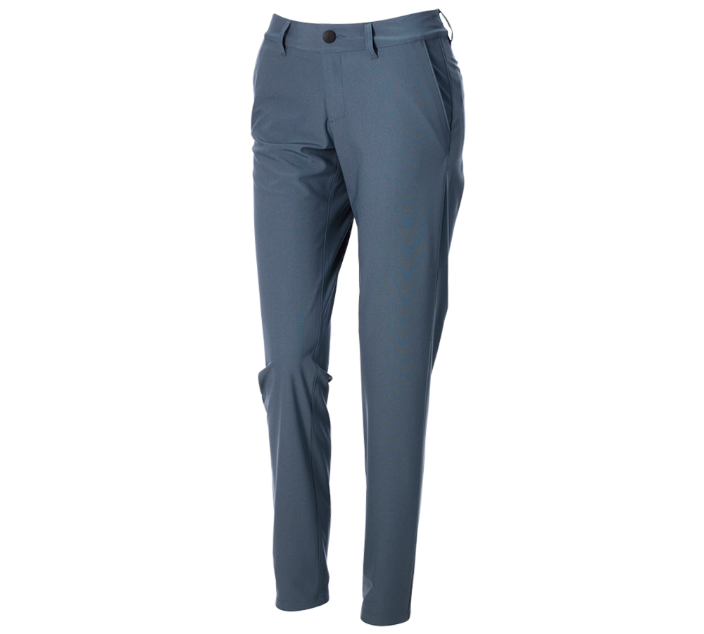 Hosen: Berufshose Chino e.s.work&travel, Damen + eisenblau