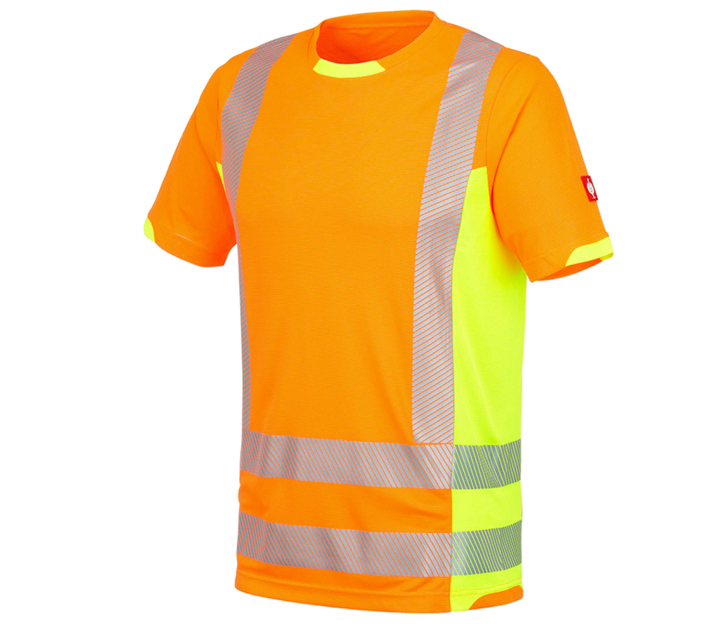 Temi: T-shirt funzionale segnaletica e.s.motion 2020 + arancio fluo/giallo fluo