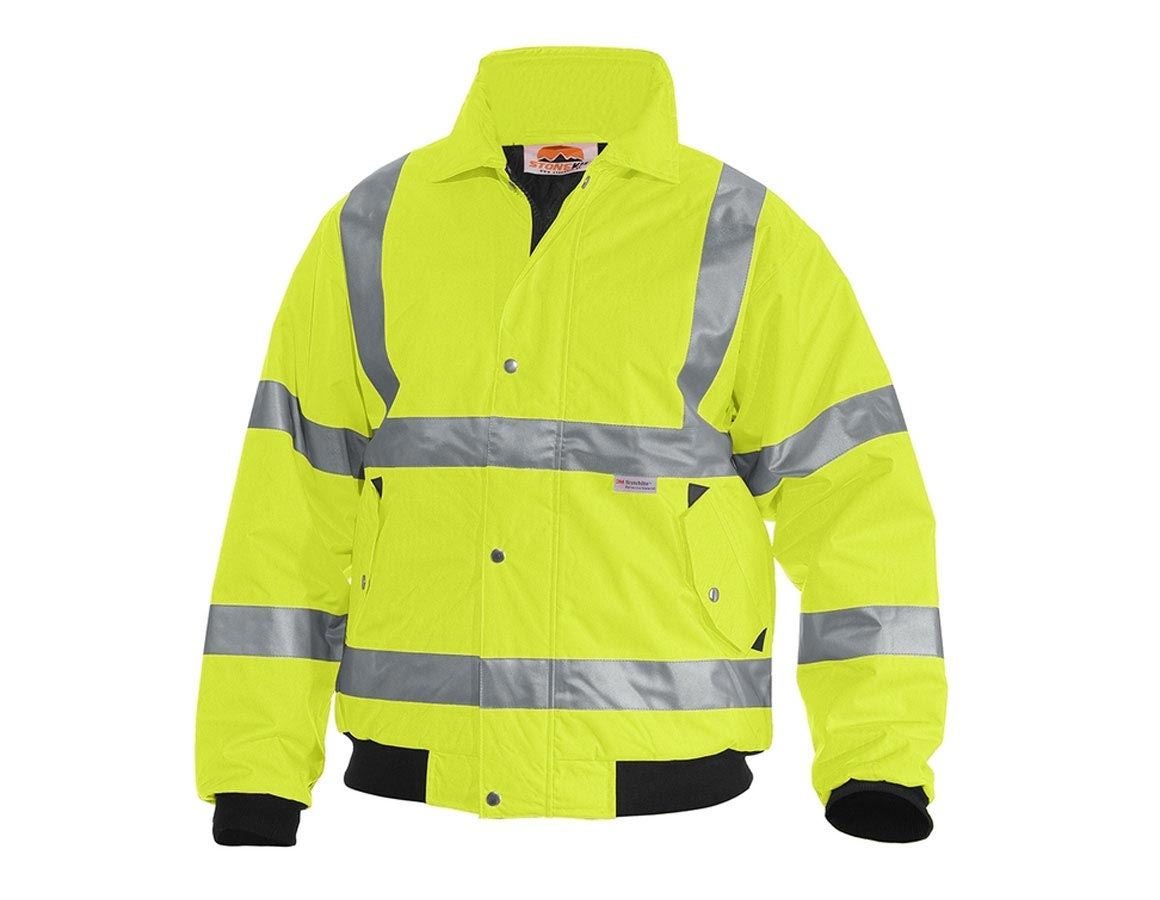 Giacche: STONEKIT giacca da pilota segnaletica + giallo fluo